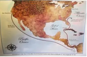 SS Central America Route